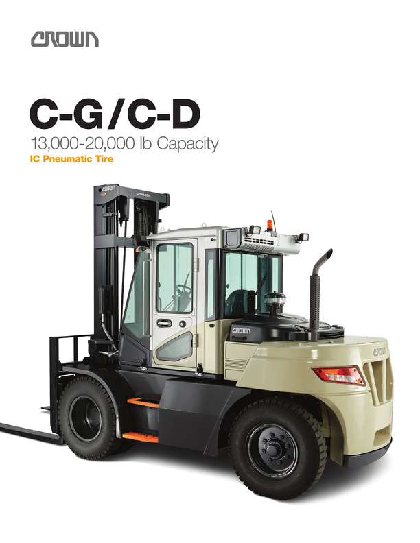 Counterbalance IC Gas CG/CD Forklift Product Information Catalog