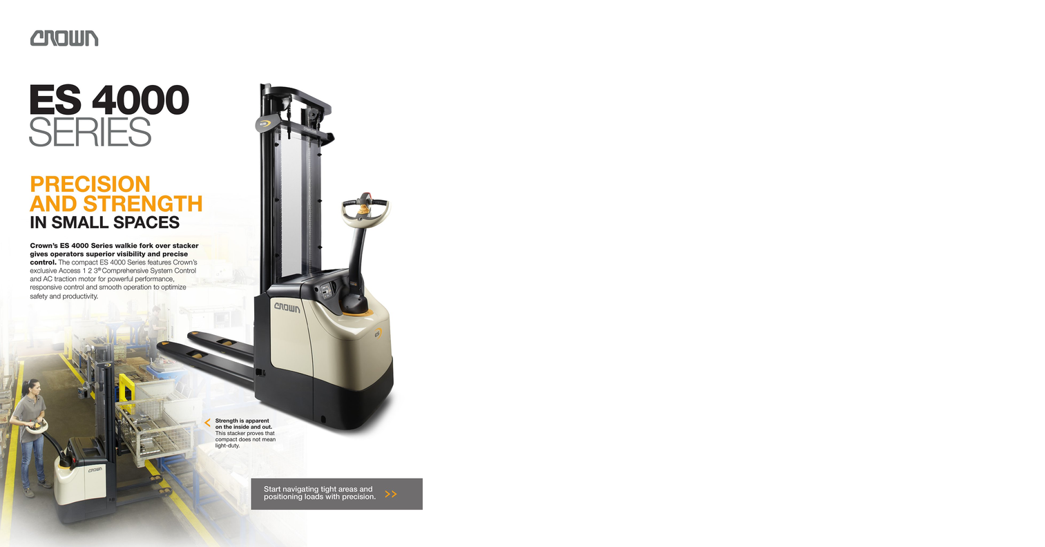 Walkie Stacker ES 4000 Product Information - Catalog - Page 1