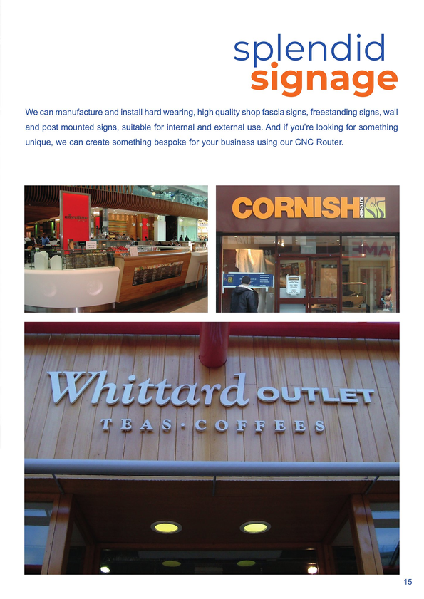 Splendid Signage Exhibition Equipment UK Ltd Brochure Catalog Page 15